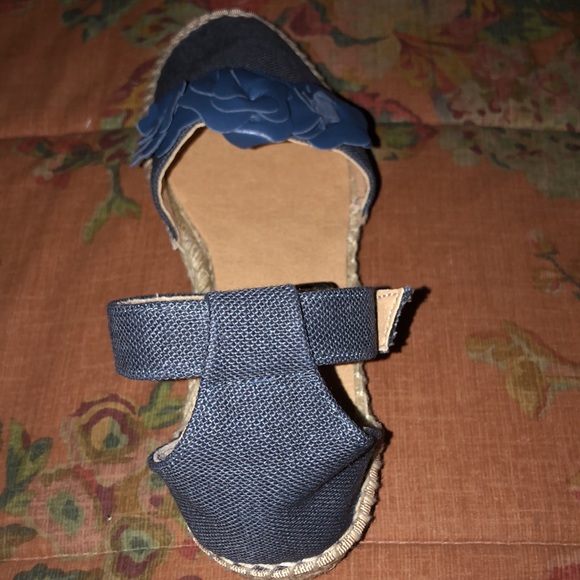 Anthropologie Blue Denim Espadrilles - Picture 4 of 8